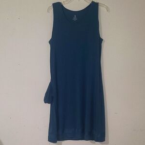 MPG Mondetta Performance Gear Teal Sleeveless Mini Sport Dress